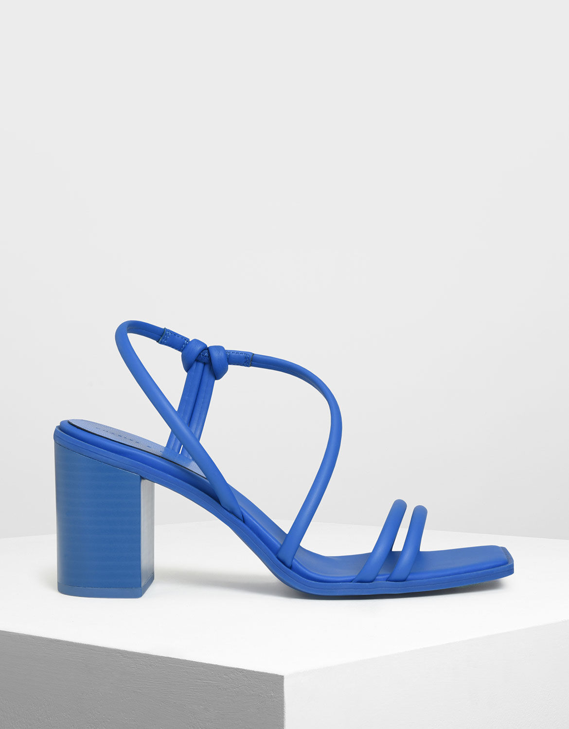 block heels blue