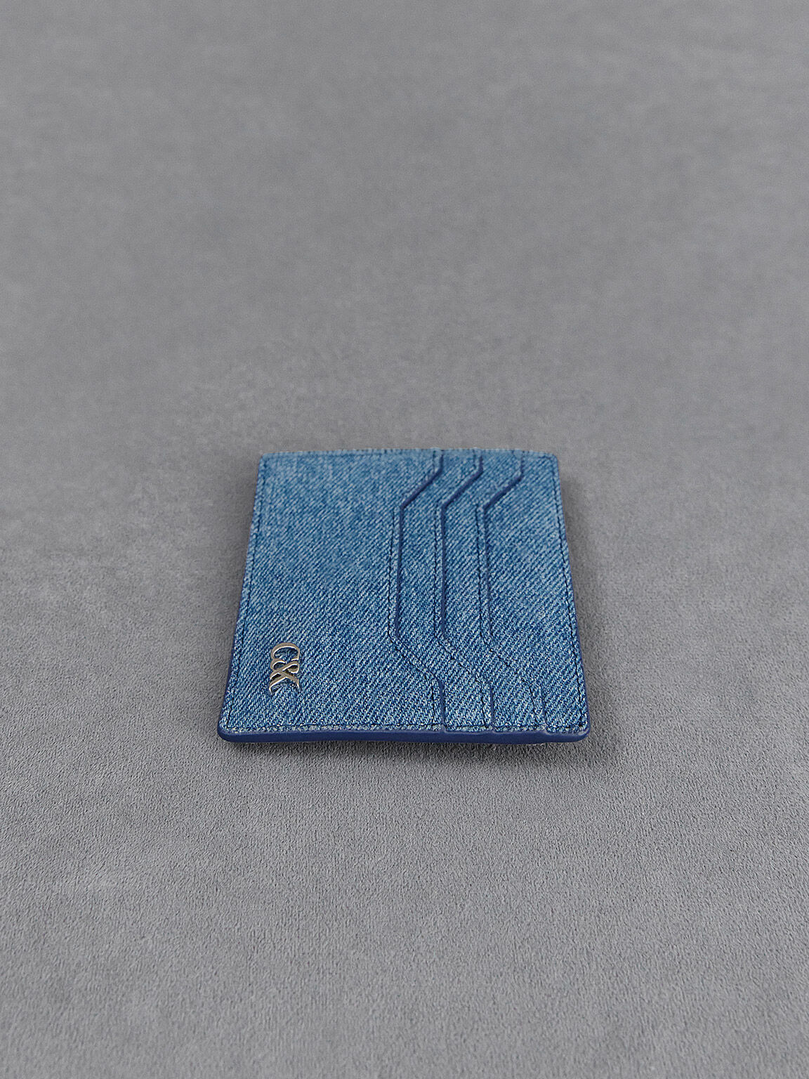 Blue Denim Multi-Slot Card Holder - CHARLES & KEITH International