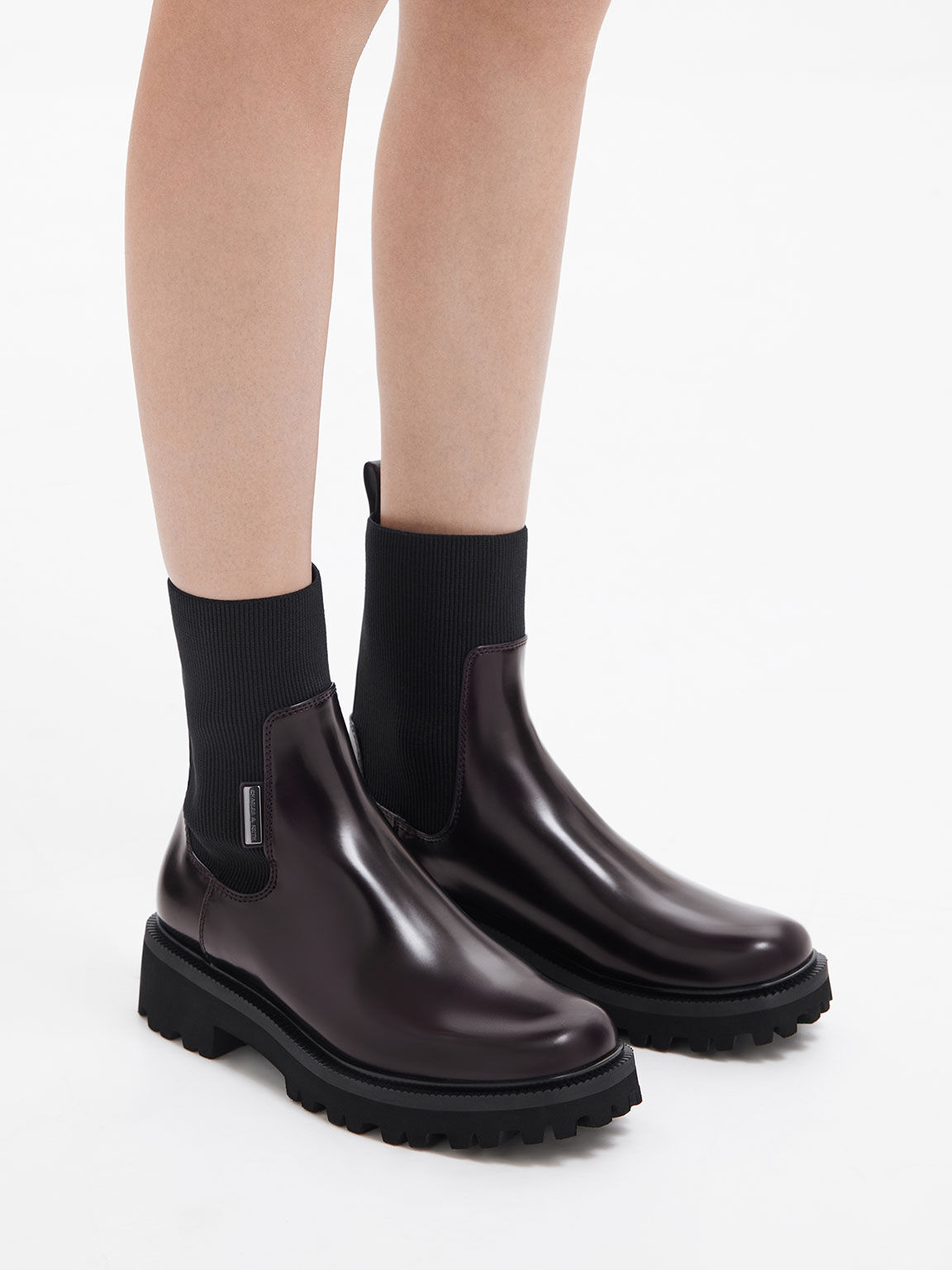 Remy Ridge-Sole Chelsea Boots, Burgundy, hi-res