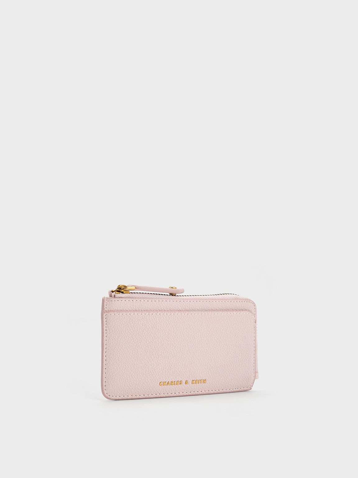 Pink Braided Strap Card Holder - CHARLES & KEITH SG