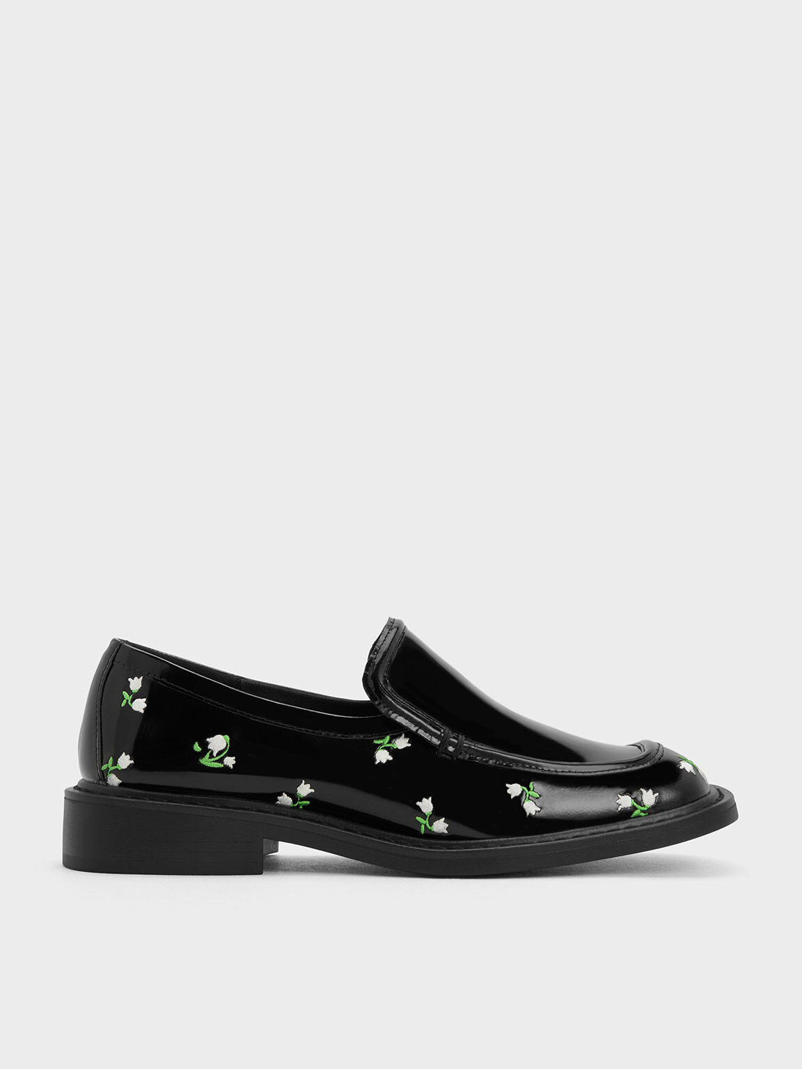 Rosalie Floral Leather Loafers, Multi, hi-res