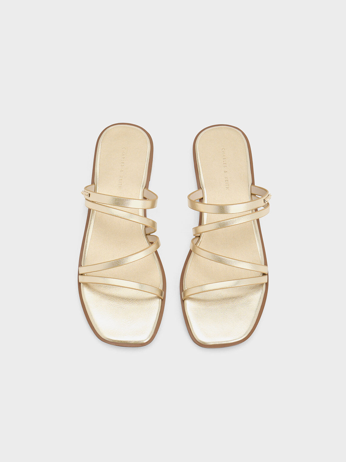 ASOS DESIGN Nashville strappy platform block heel sandals in gold | ASOS