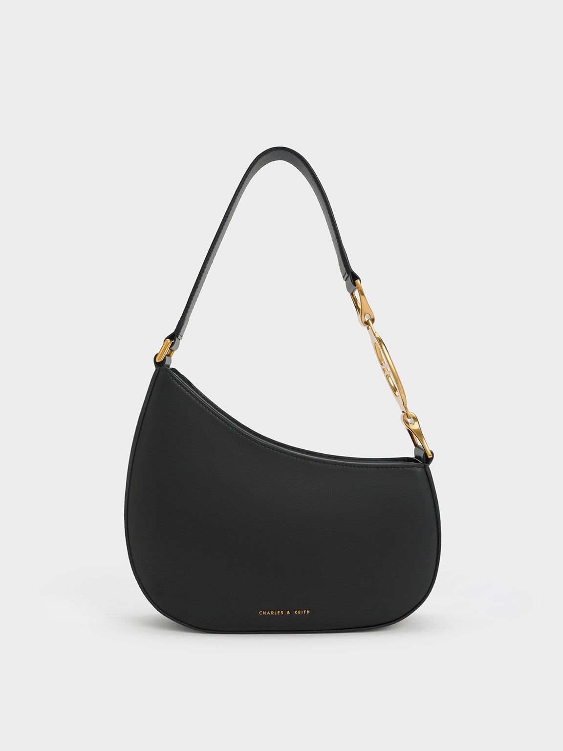 Handbag CHARLES & KEITH Black in Plastic - 22747152