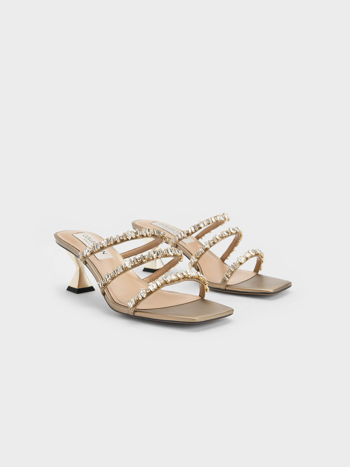 Buy Gold Flat Sandals for Women by MELANGE BY LIFESTYLE Online | Ajio.com