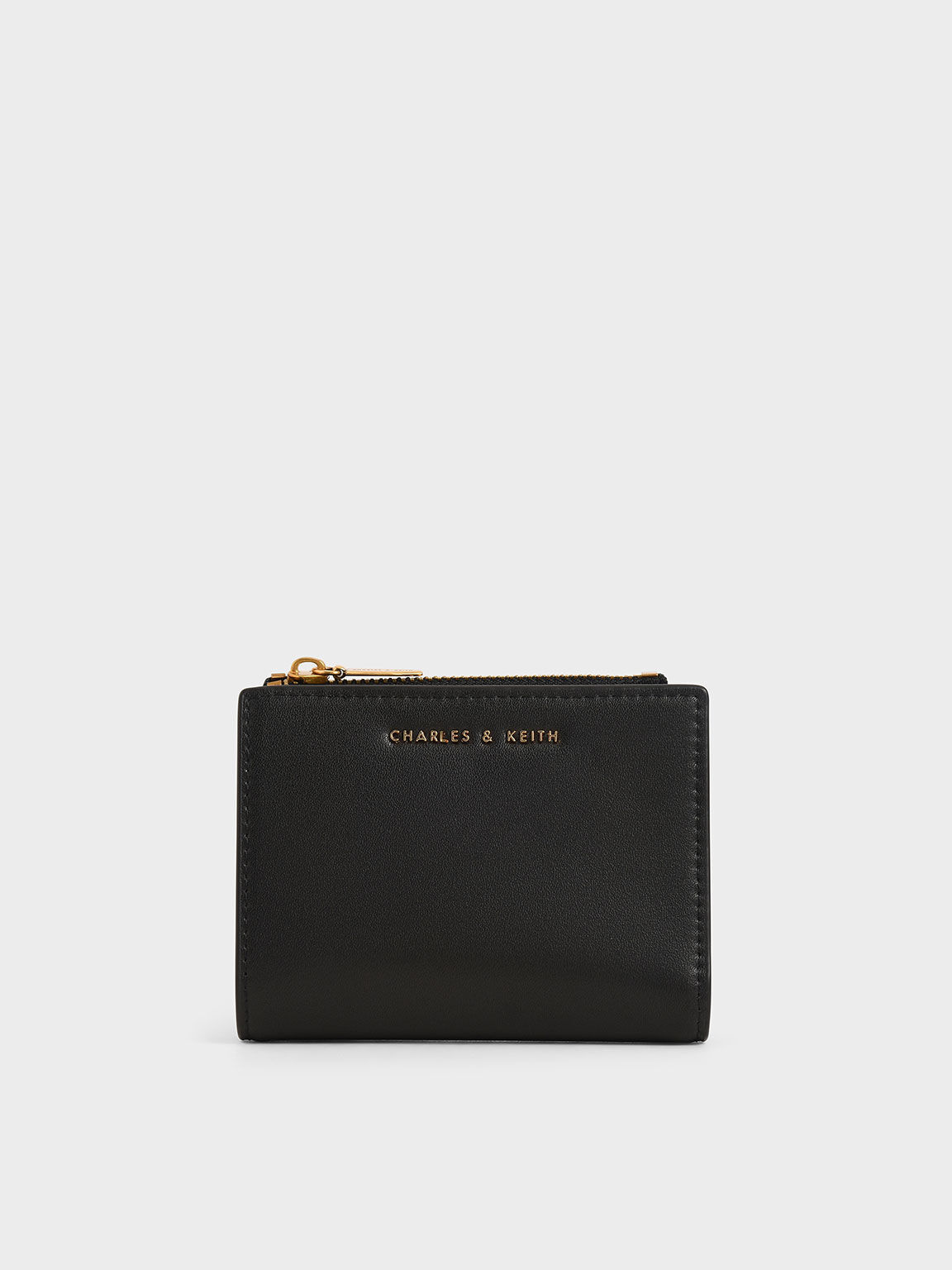 Harmonee Top Zip Small Wallet - Black