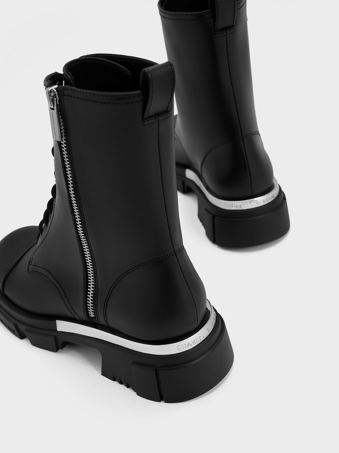 Botas Dakota con cordones, Negro, hi-res