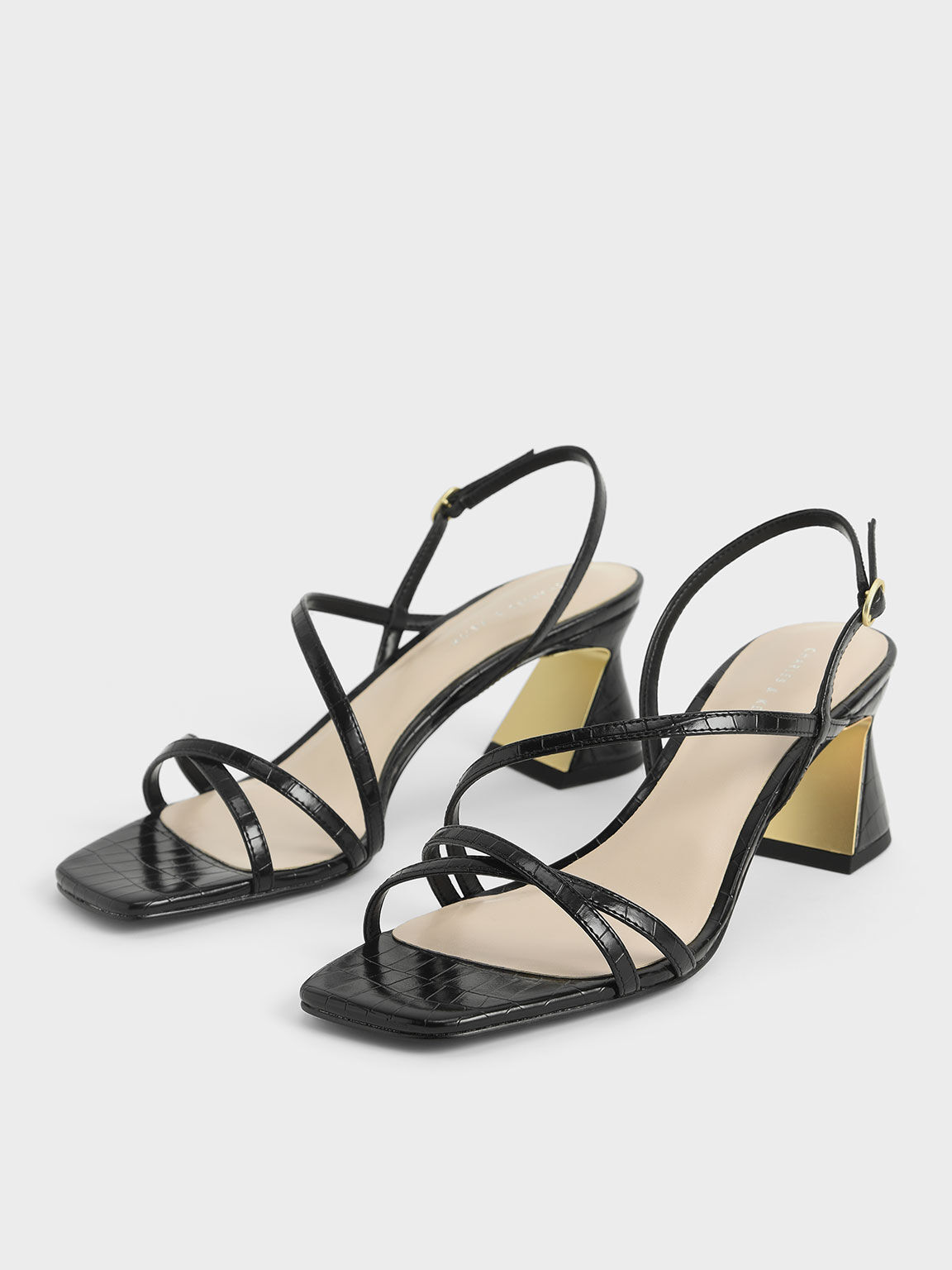 crocs Women's Black/Gold Flip Flops -W10 (15539-072) : Amazon.in: Fashion