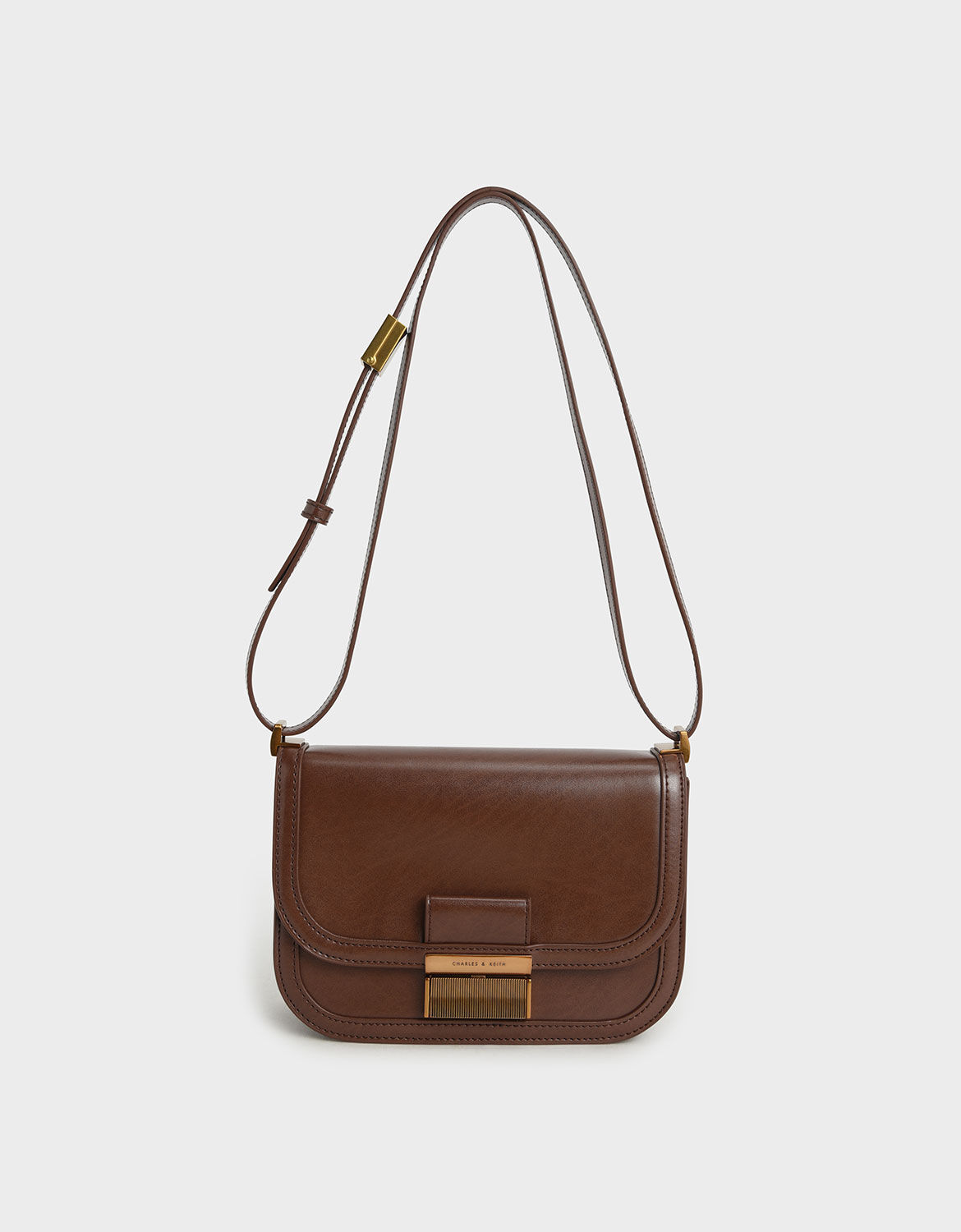 Charles & Keith - Women's Charlot Bag, Brick, S