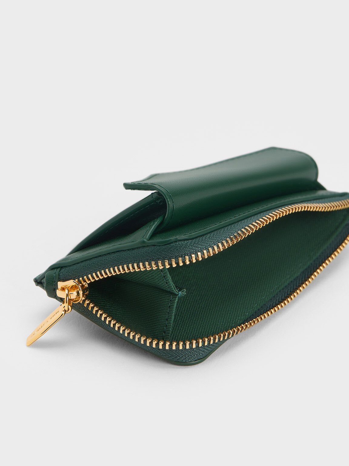 Eudora Envelope Card Holder, Dark Green, hi-res