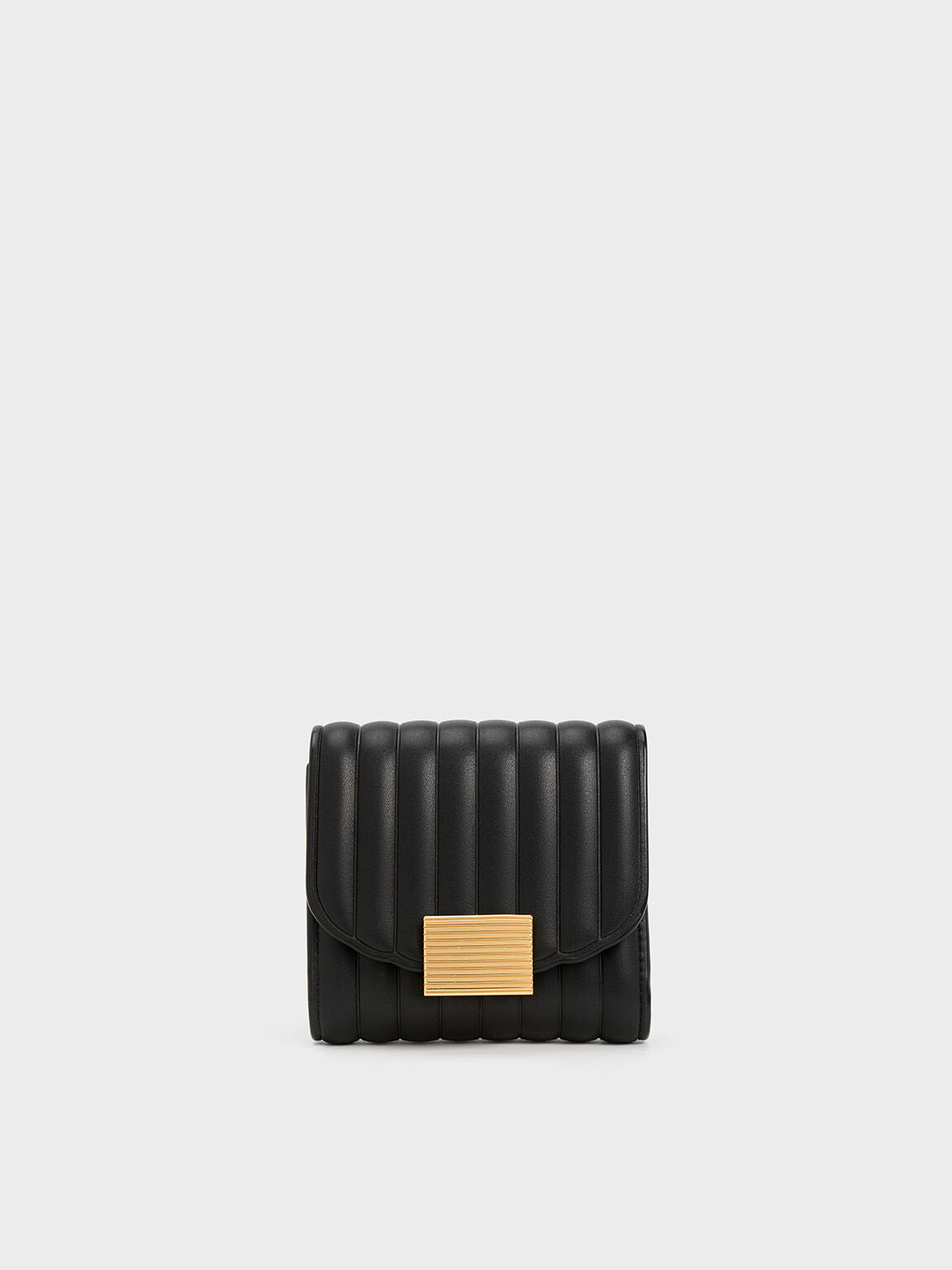 Fendi White mini wallet bag with chain
