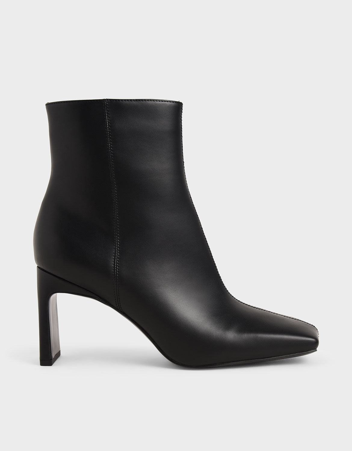 Black Blade Heel Ankle Boots Charles Keith Sg