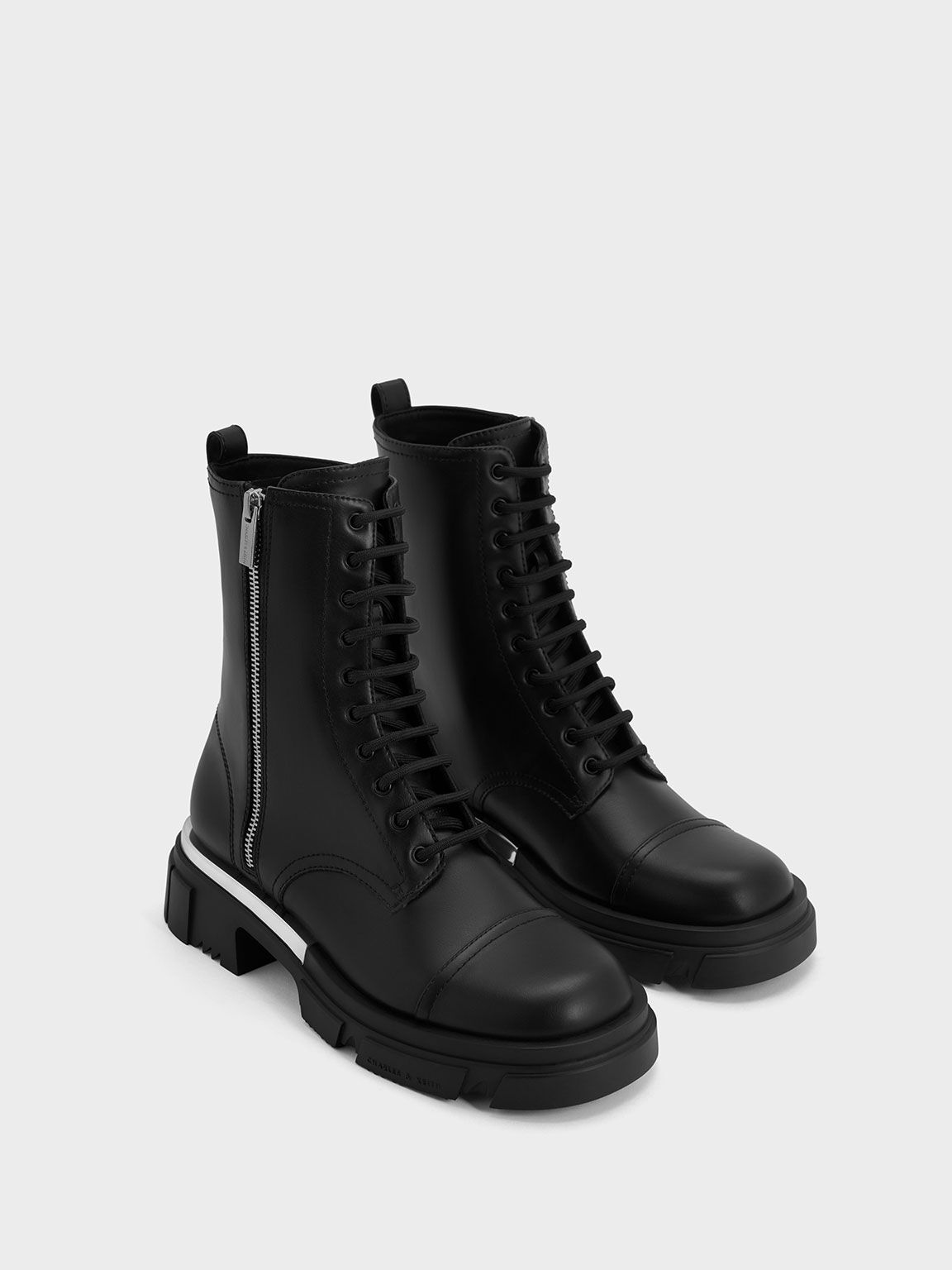 Botas Dakota con cordones, Negro, hi-res