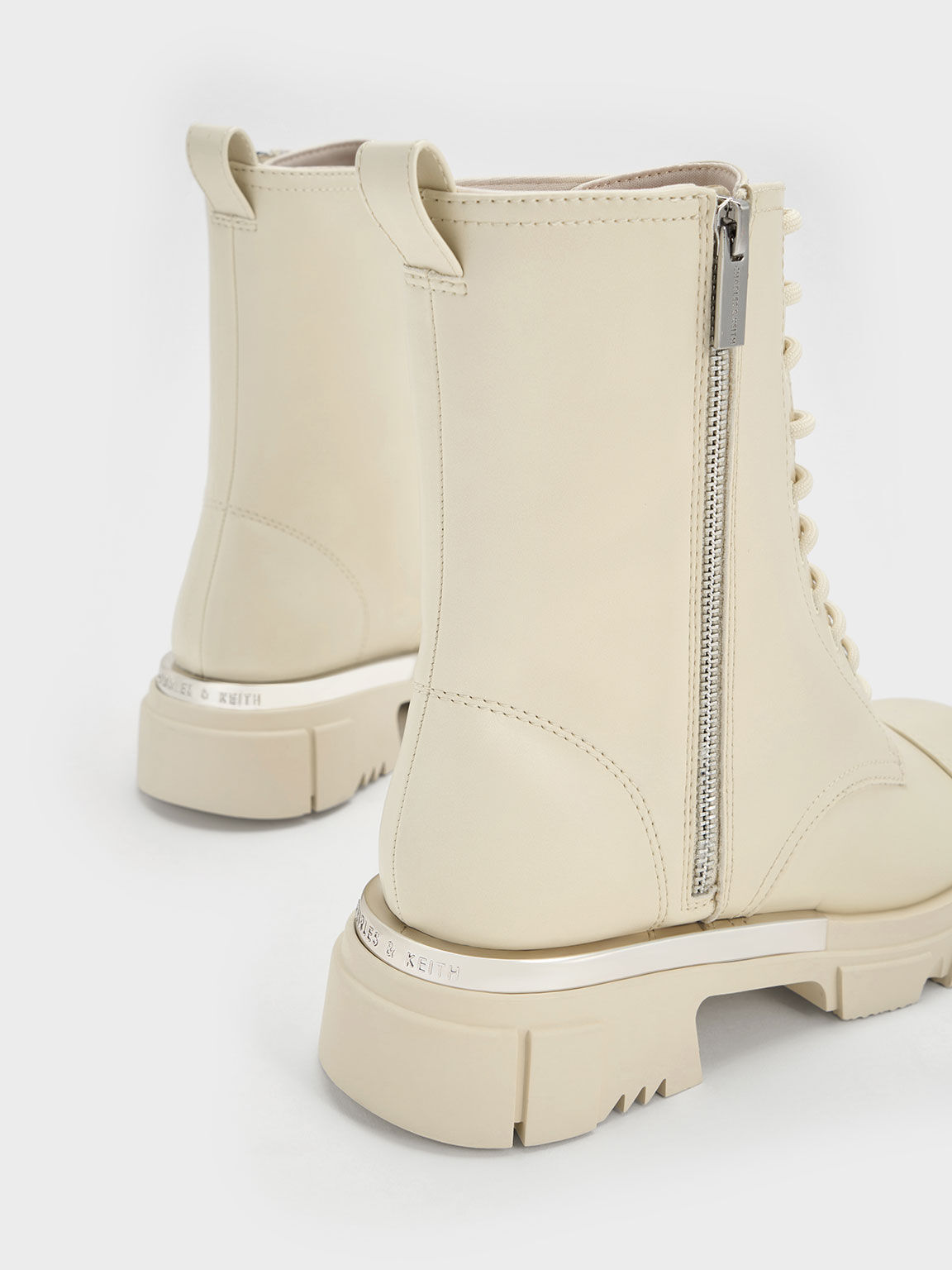 Botas Dakota con cordones, Blanco tiza, hi-res