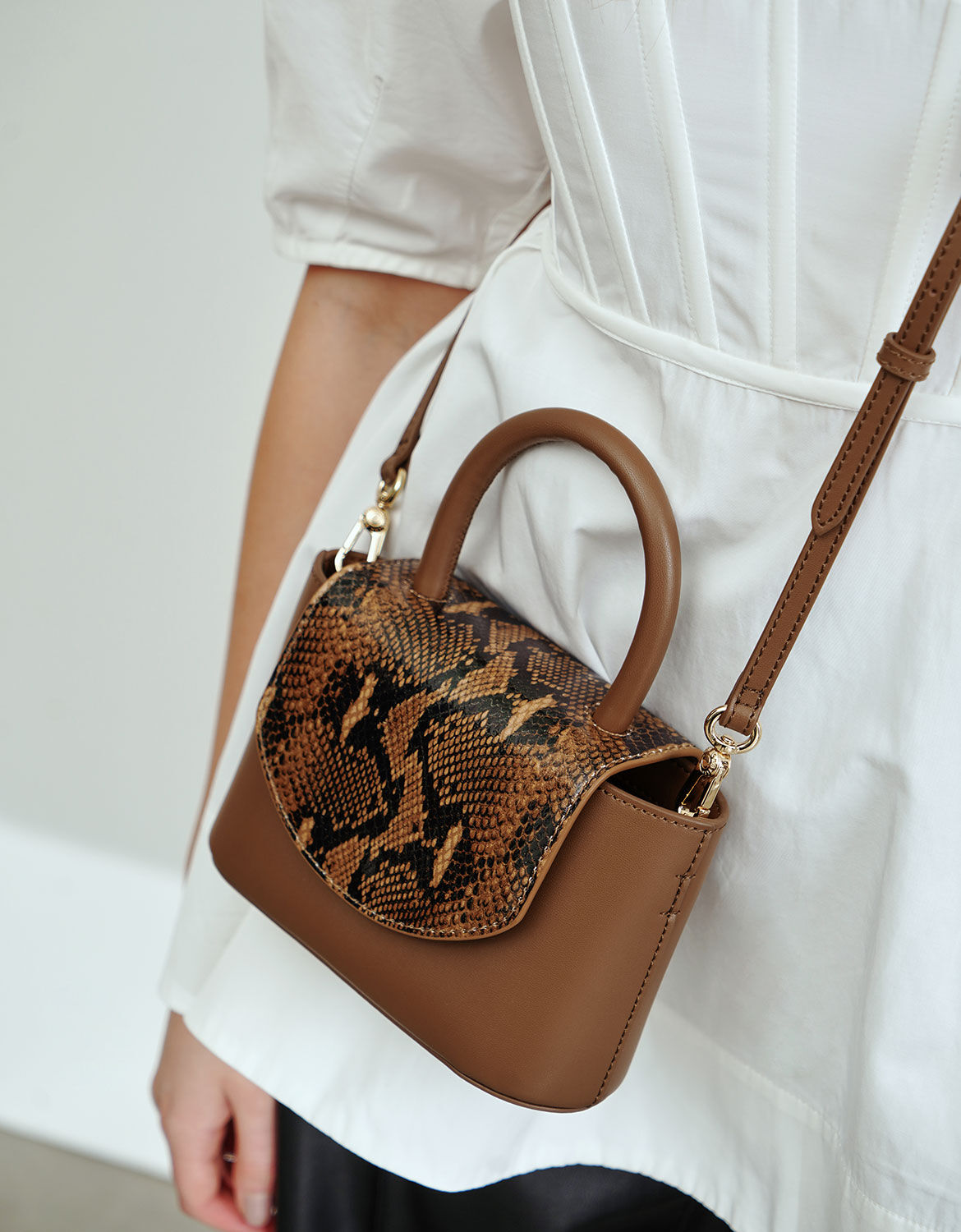 next leopard print bag