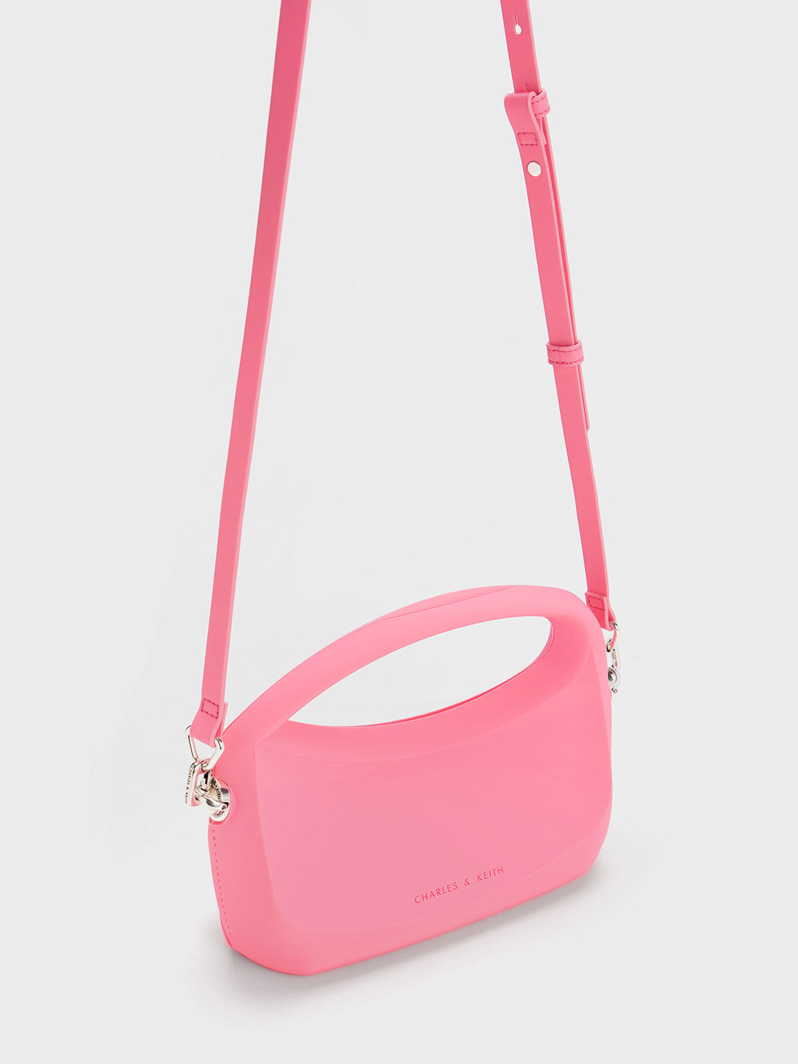 Pink Cocoon Top Handle Bag - CHARLES & KEITH US