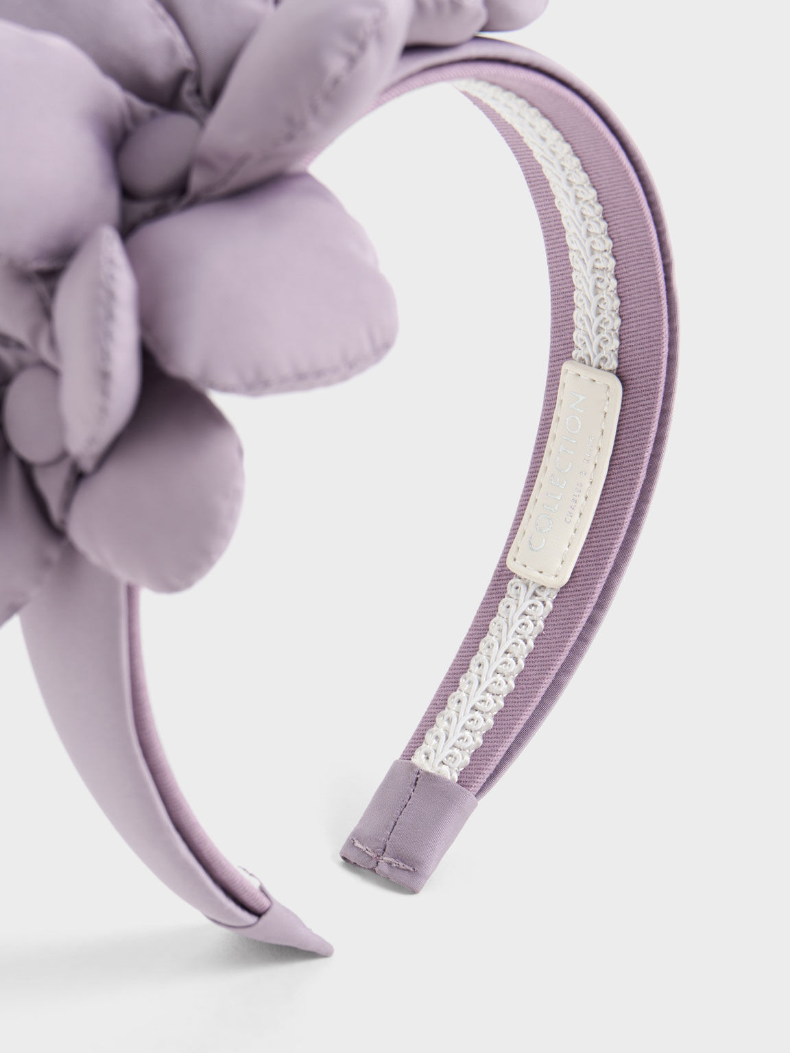Lilac Flower-Embellished Band KEITH - CHARLES Hair US 