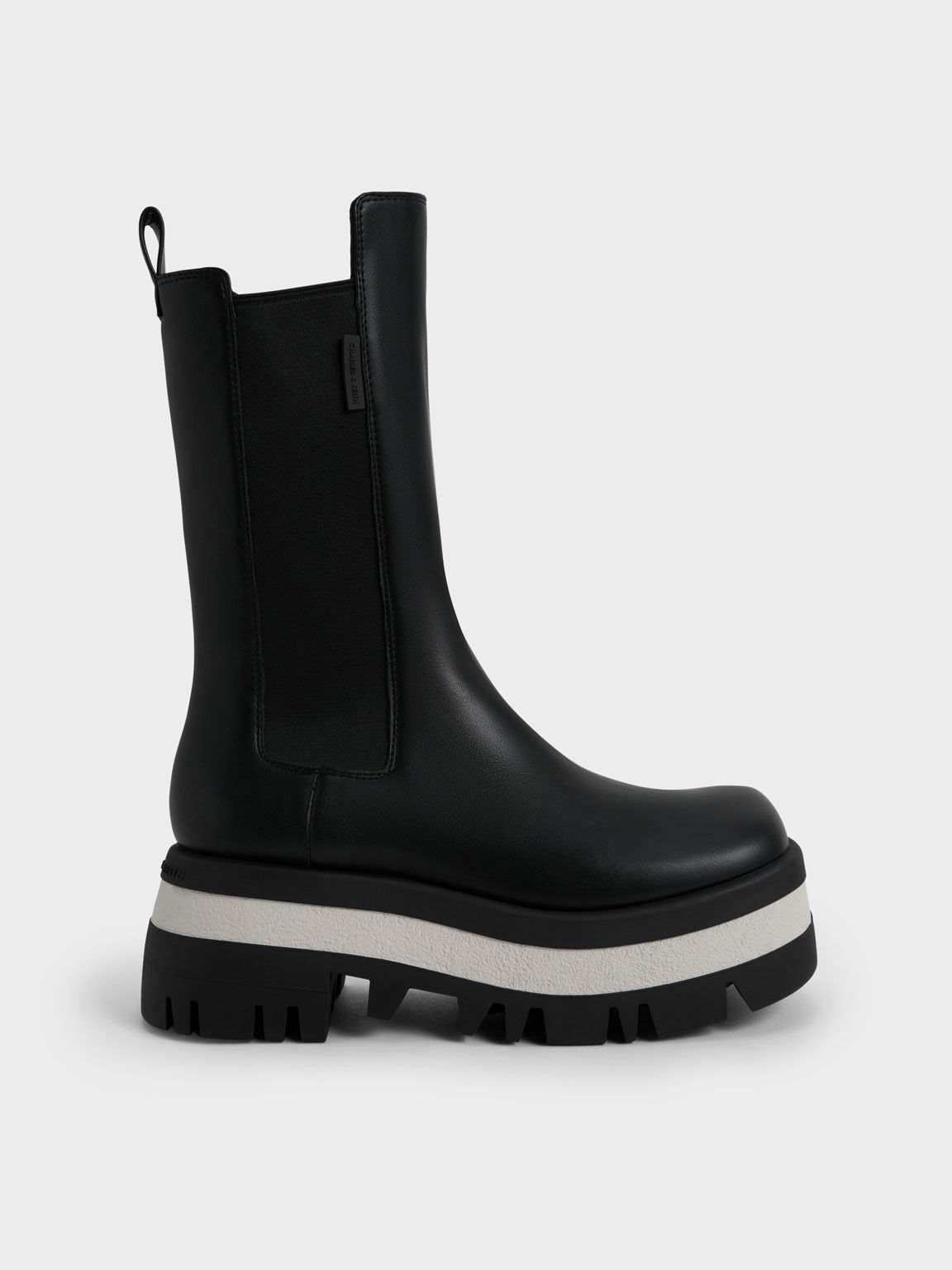 rainier platform bootie black