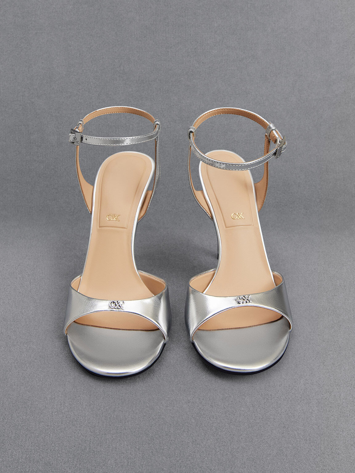 The Limited Women's TADA Peep Toe Slingback Heels Size 6.5M Snake Gray  Metallic | eBay
