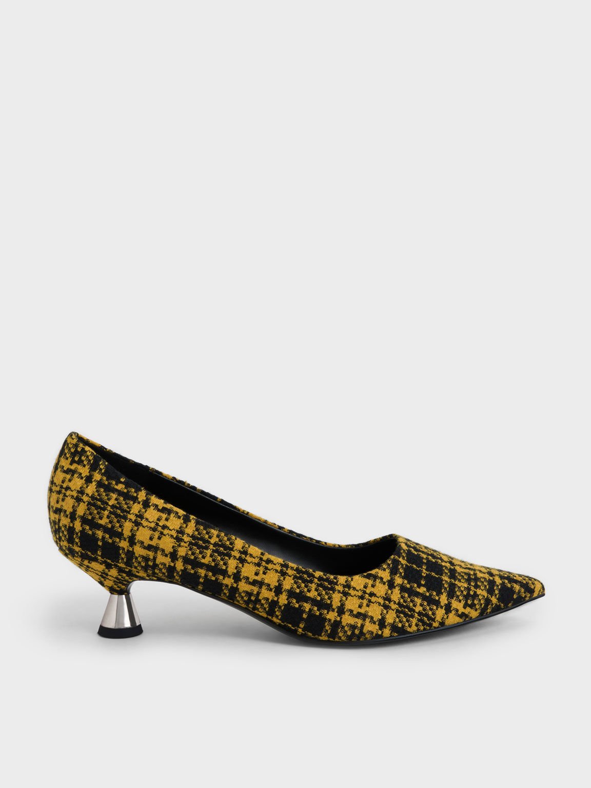 Yellow High Heels With Black Rhinestones Fabric Heat Transfer Patch –  american-htv-crafts-il