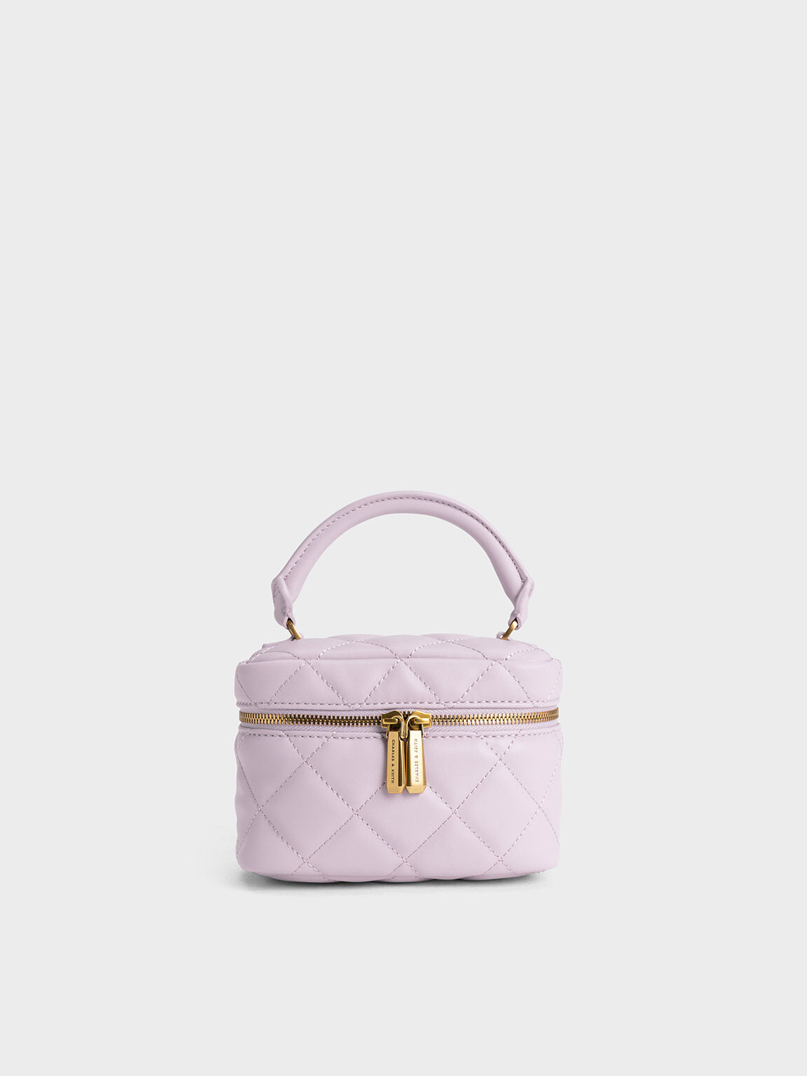 Ivory Quilted Chain Bag - CHARLES & KEITH US