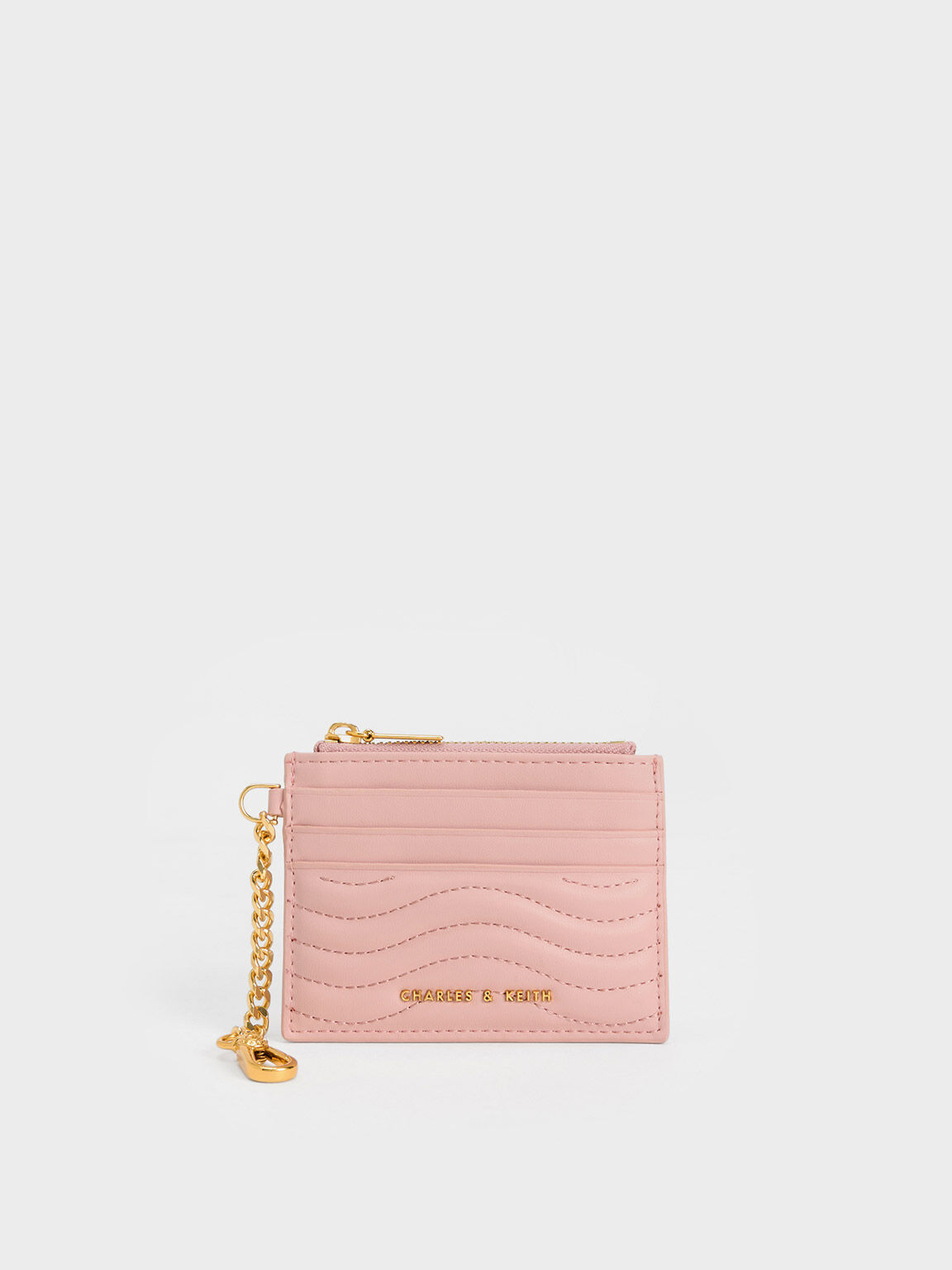 Fendi pink discount card holder