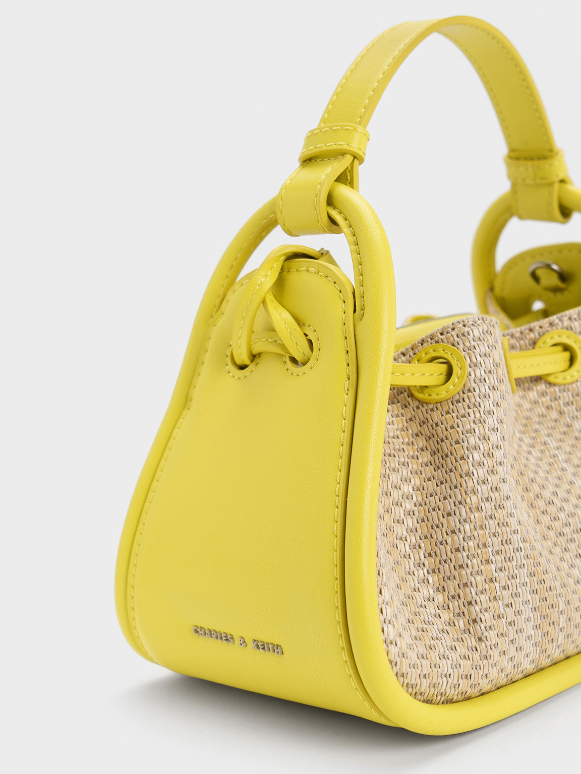 Buy Charles and Keith Women Yellow Hand-held Bag Yellow Online