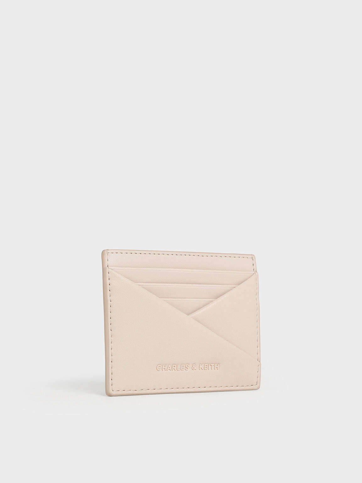 Midori Geometric Card Holder, Oat, hi-res