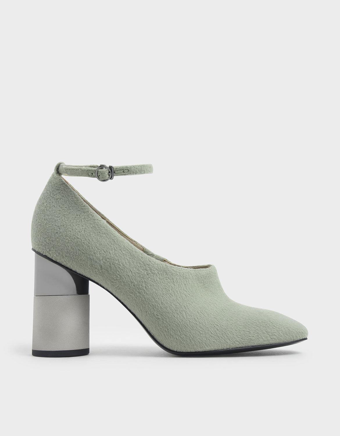 sage green pumps