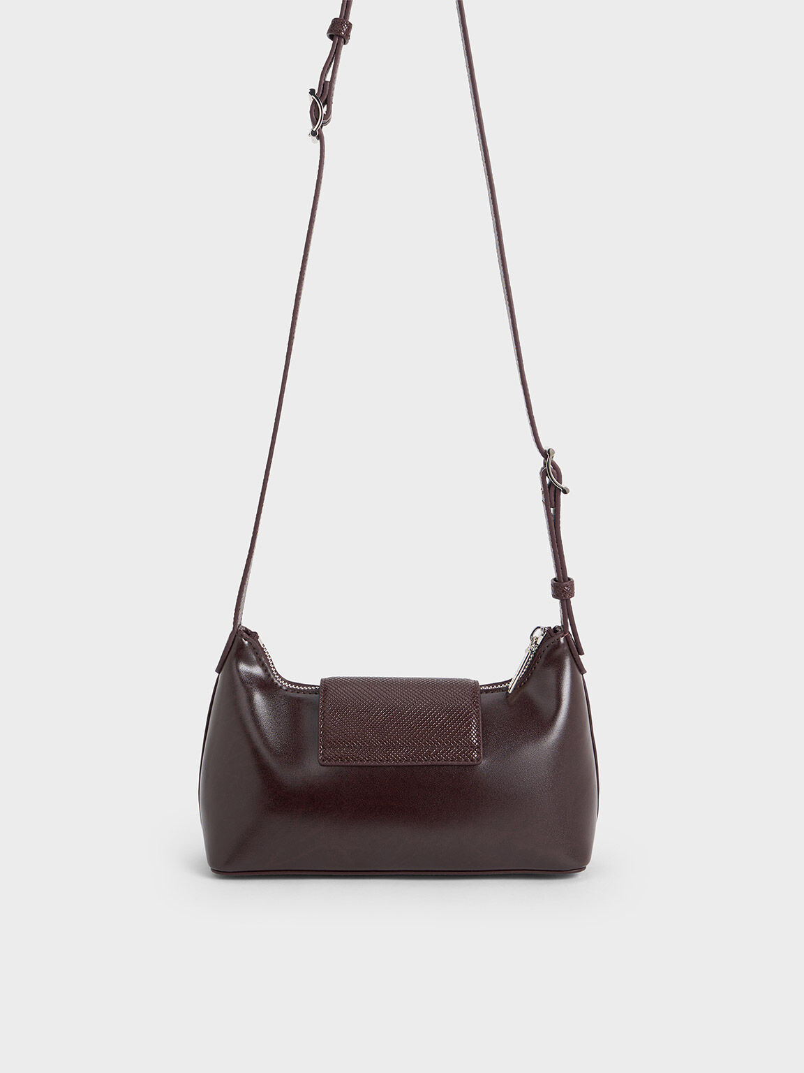 Arwen Belted Shoulder Bag, Plum, hi-res