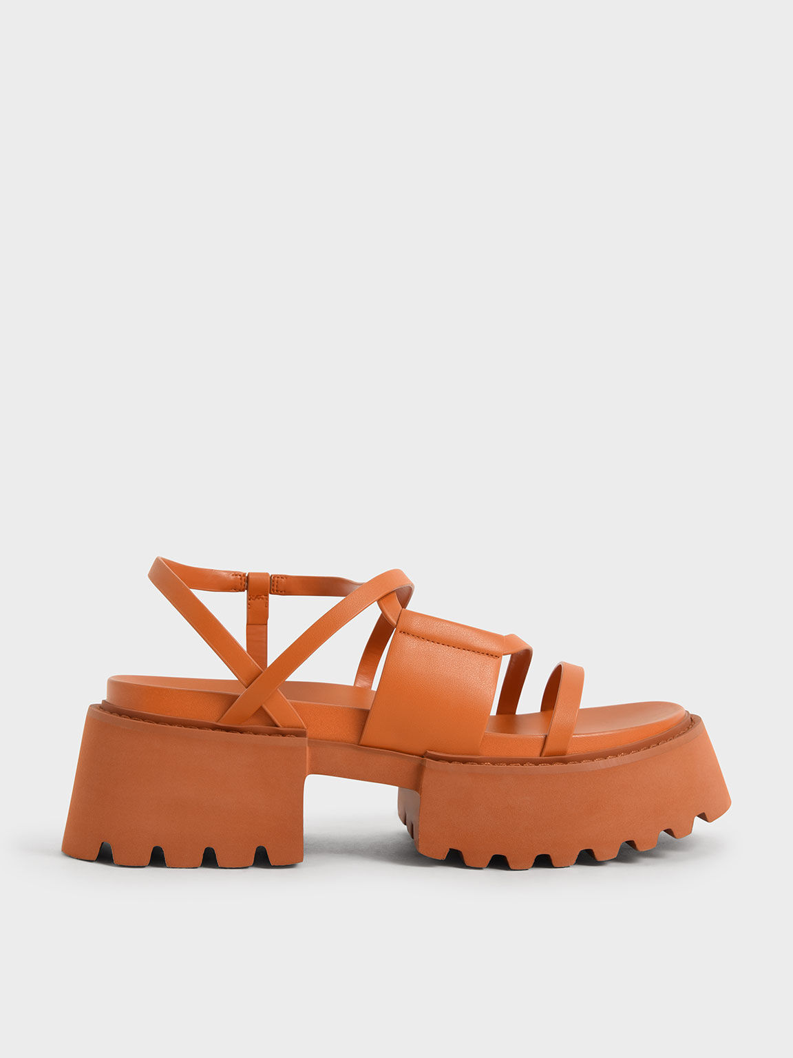 Eeken Grey-Orange Lightweight Sandal For Men By Paragon