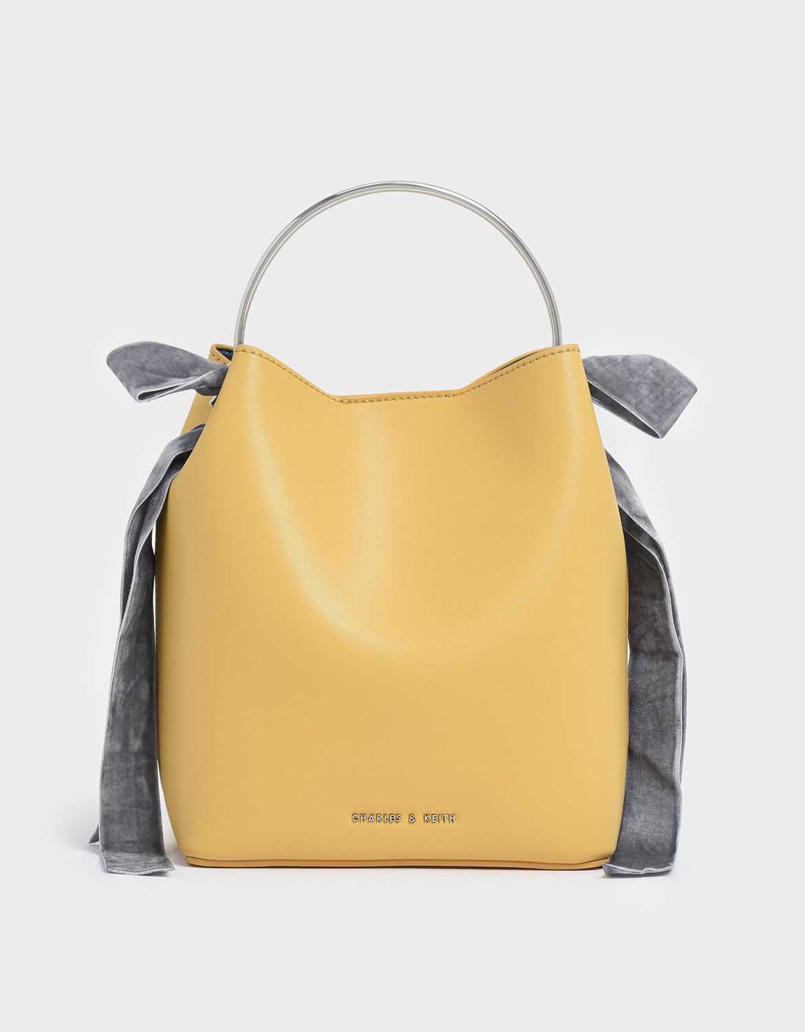 yellow bucket bag