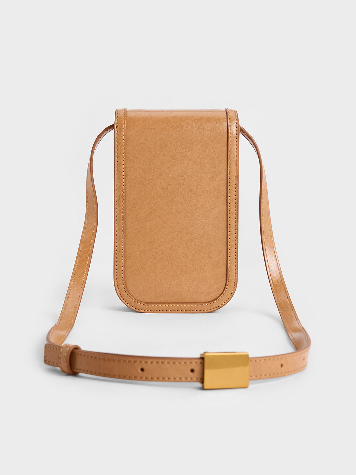 Mini Charlot Elongated Crossbody Bag, Toffee, hi-res