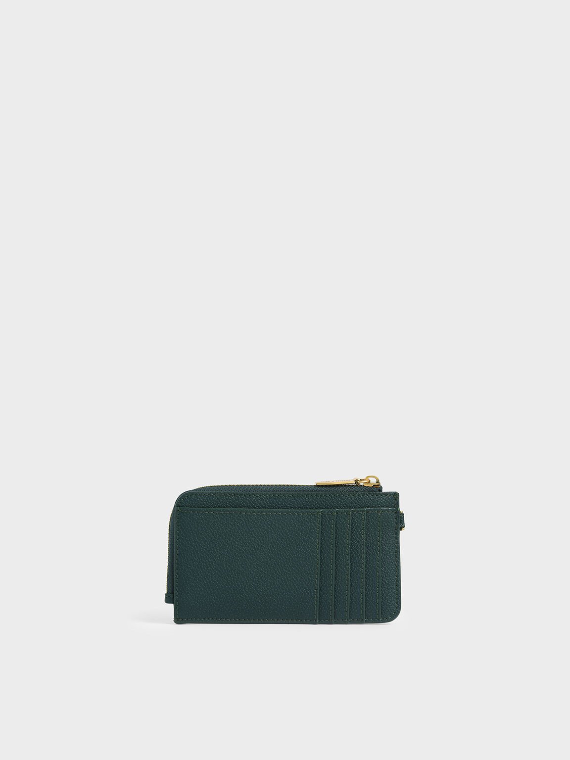 MCM Chain Leather Slim Wallet with Snap Summer Green India