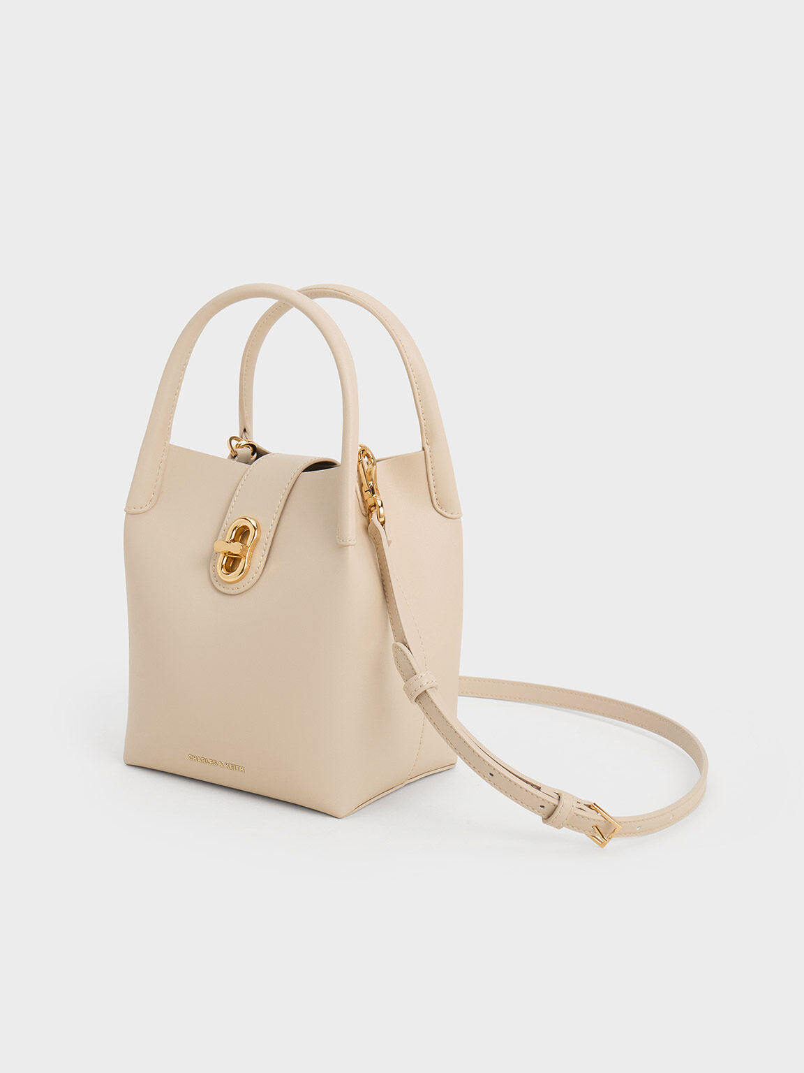 Oat Aubrielle Bucket Bag - CHARLES & KEITH SG