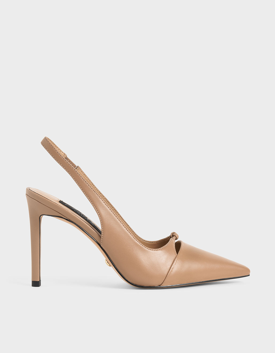 sling back nude shoes