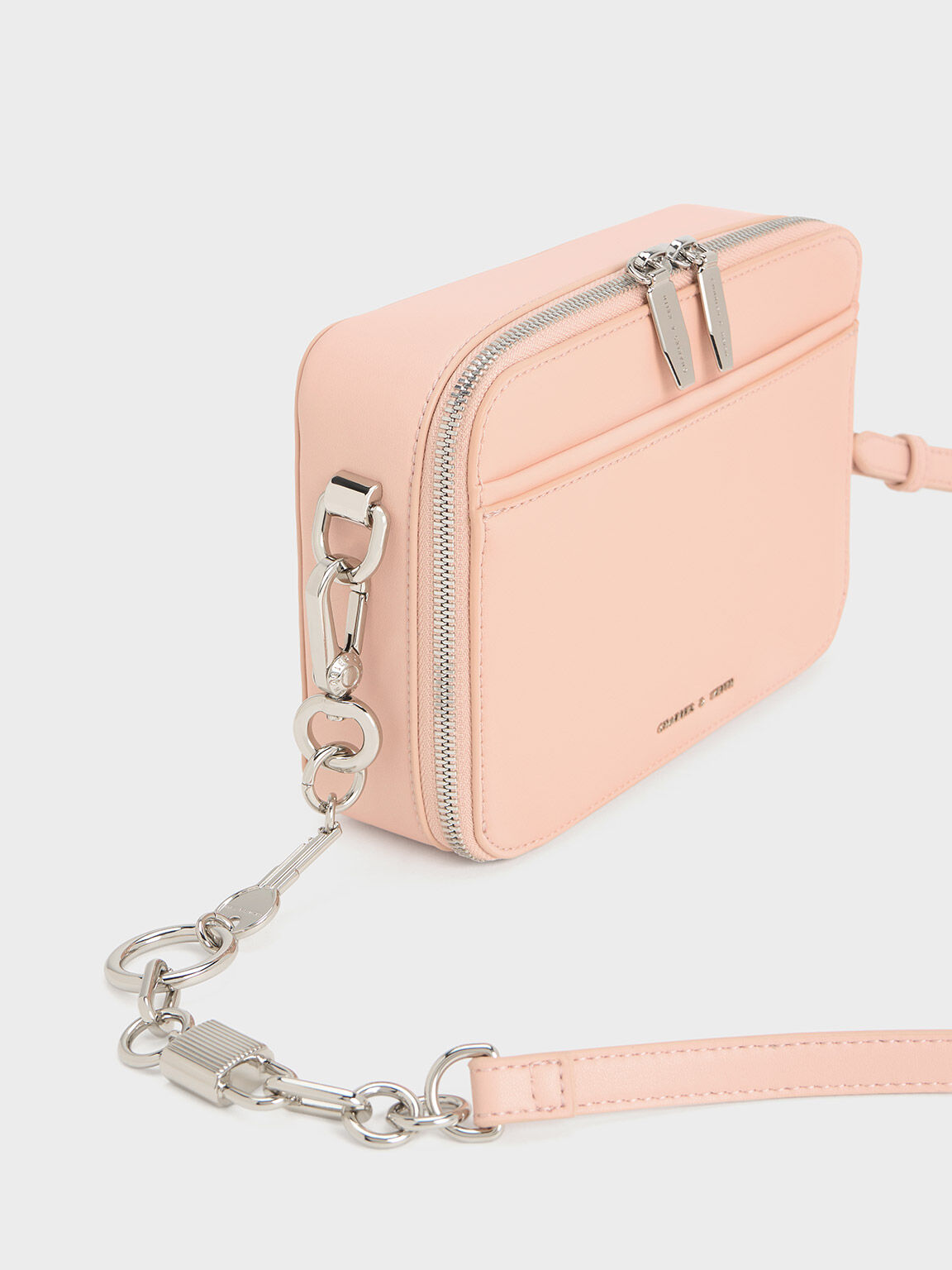 Pink Lock & Bag CHARLES Handle Key - & KEITH Chain US