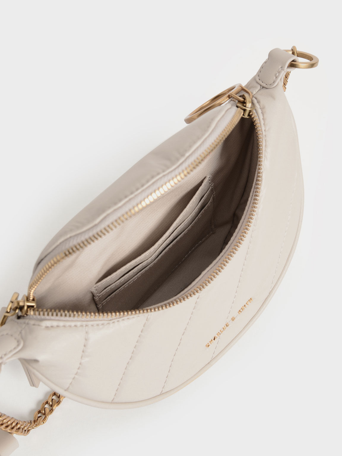 Women's Leather Half Moon Shoulder Bag 90s Crescent Handbag Toni Bag