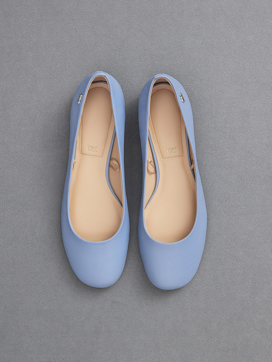 Baby blue sale ballet flats