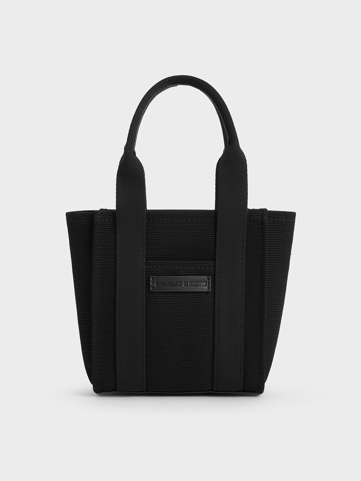 Mini Kay Canvas Tote Bag, Noir, hi-res