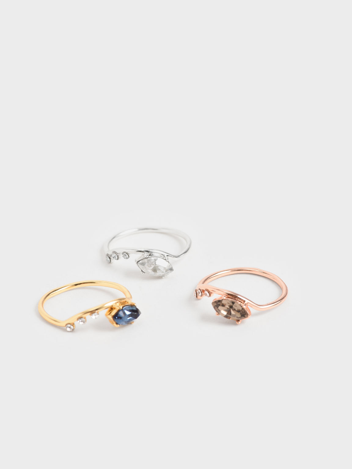 Swarovski™ Crystals Necklace - Light Rose – Shelby's Toe Rings