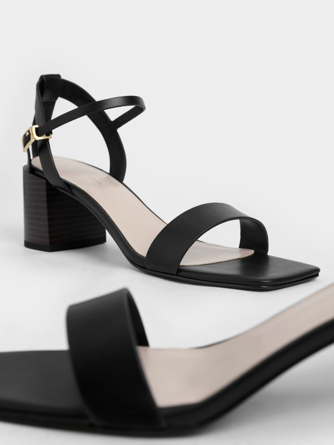 Buy online Women Black Ankle Strap Sandal from heels for Women by Shoetopia  for ₹1219 at 39% off | 2024 Limeroad.com