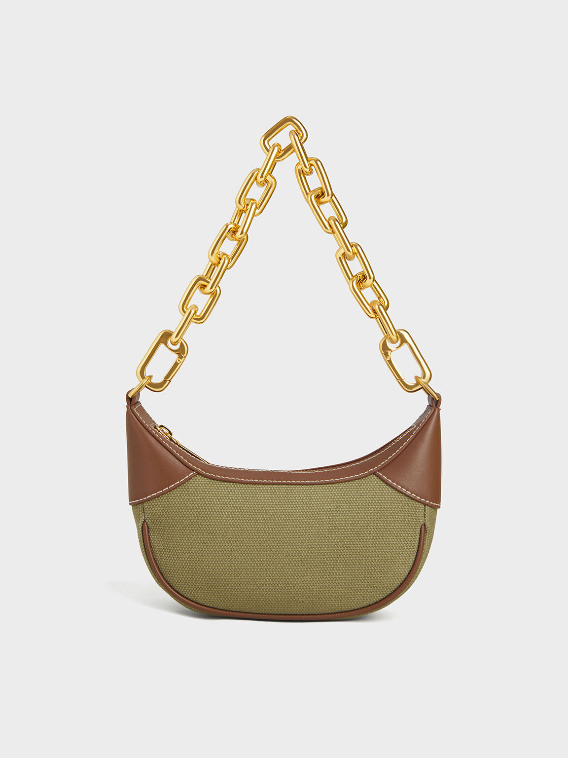 Charles & Keith Shalia Canvas Tote Bag