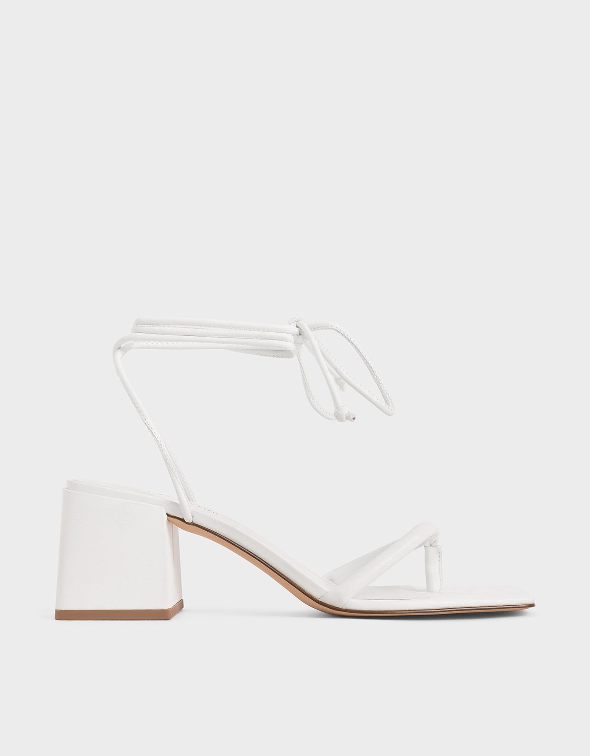 low block white heels