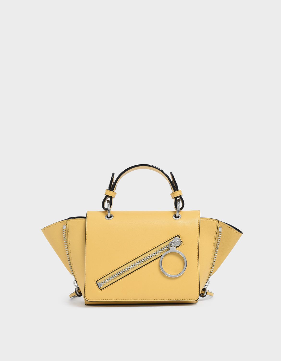 charles & keith yellow bag