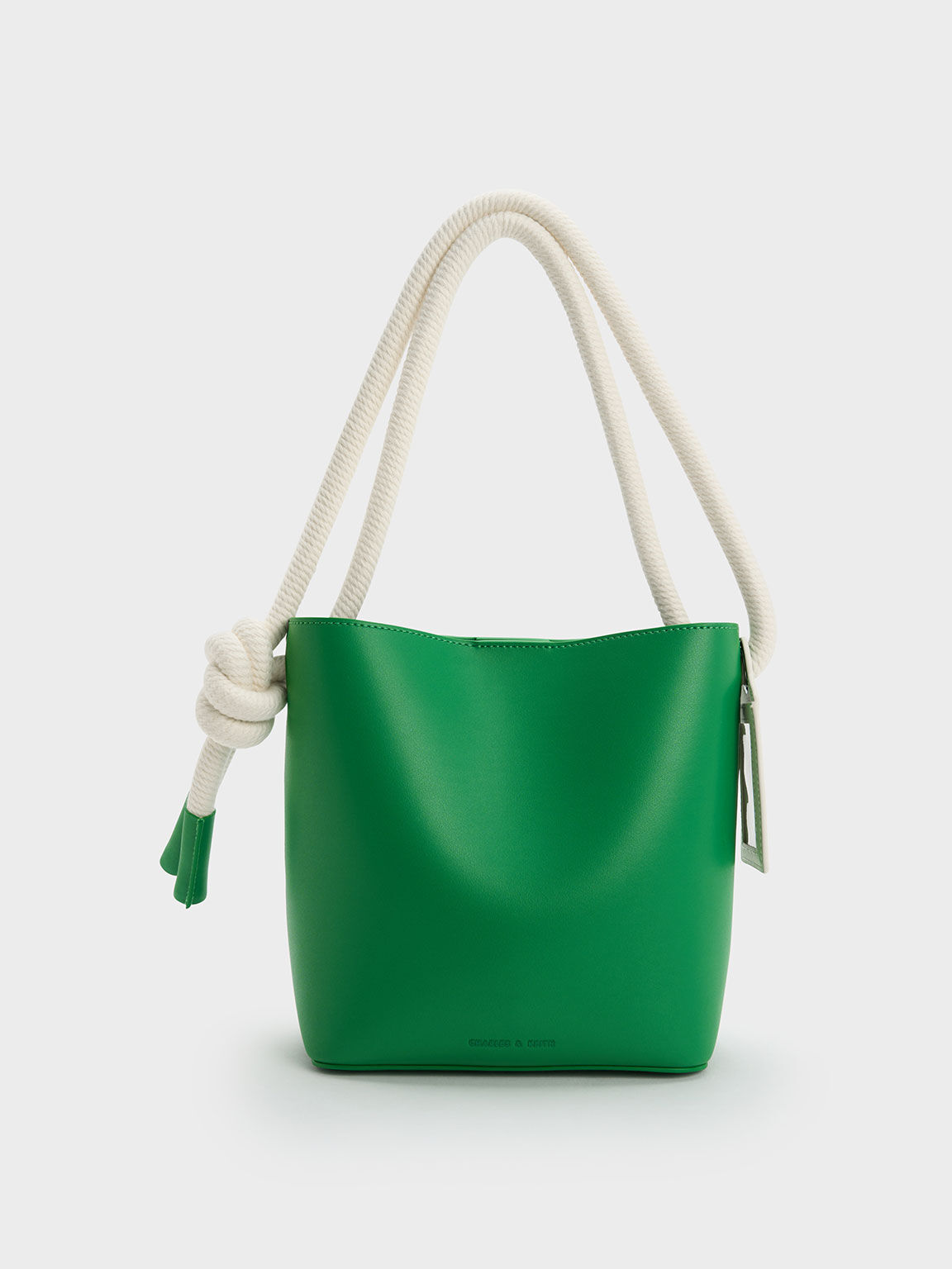 Gwiana Knotted Bucket Bag - Green