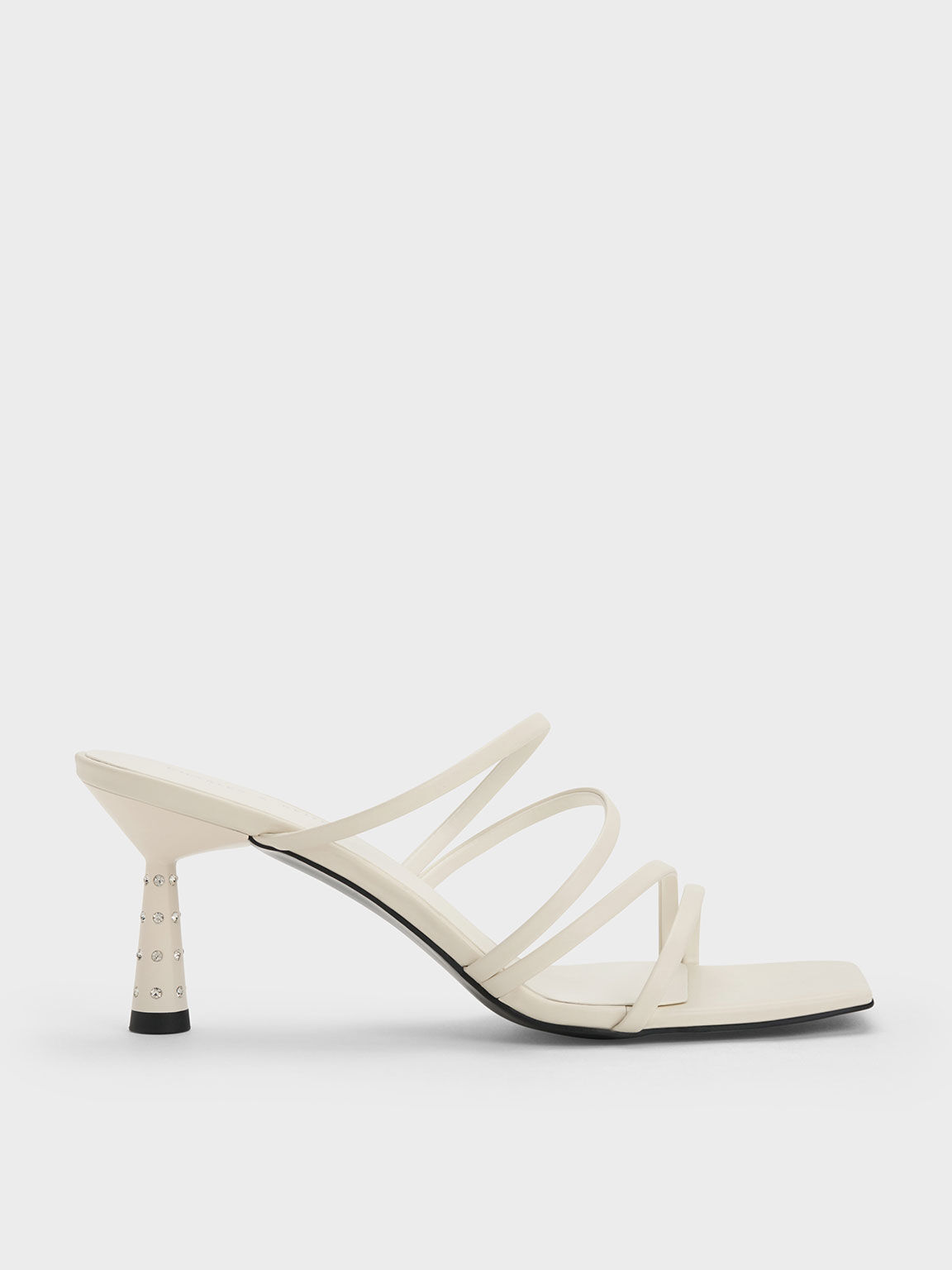 Grecia Strappy Pearl Sandals in Cream – Sunday Staples