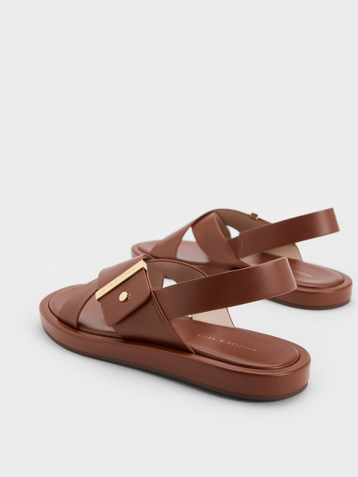 Buy Dual-Strap Sling-Back Flat Sandals Online at Best Prices in India -  JioMart.