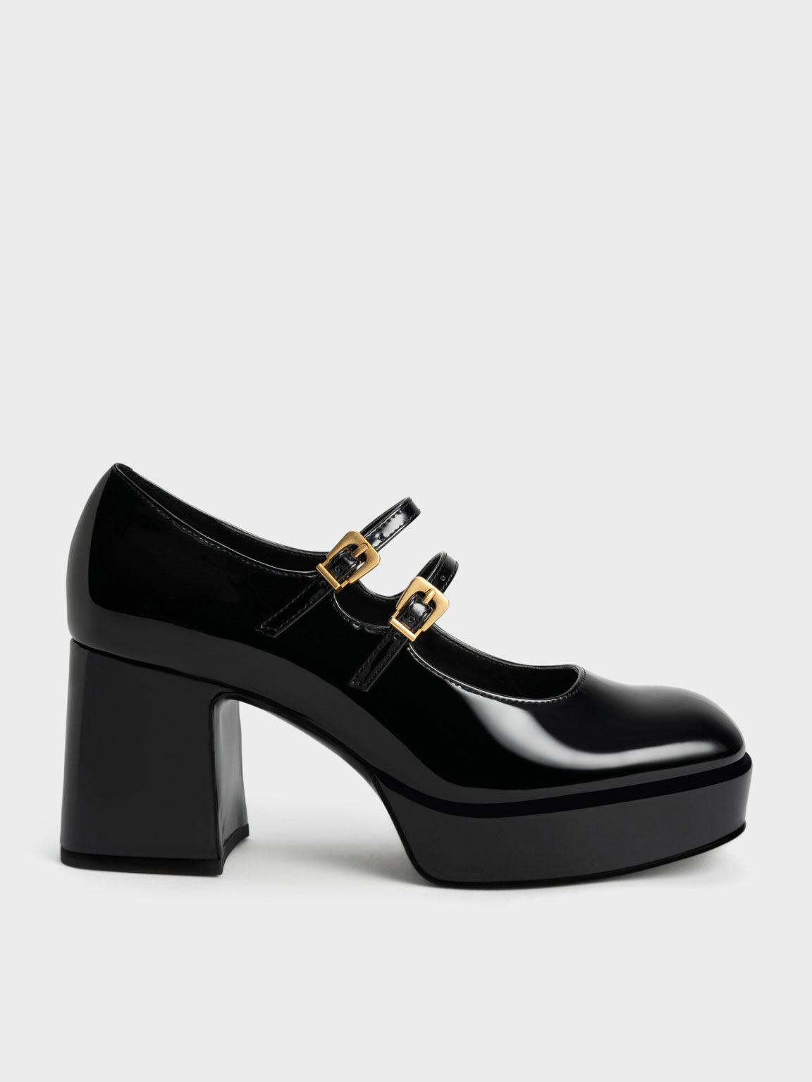 ALICE Beige patent leather Mary Janes pumps | Carel Paris Shoes