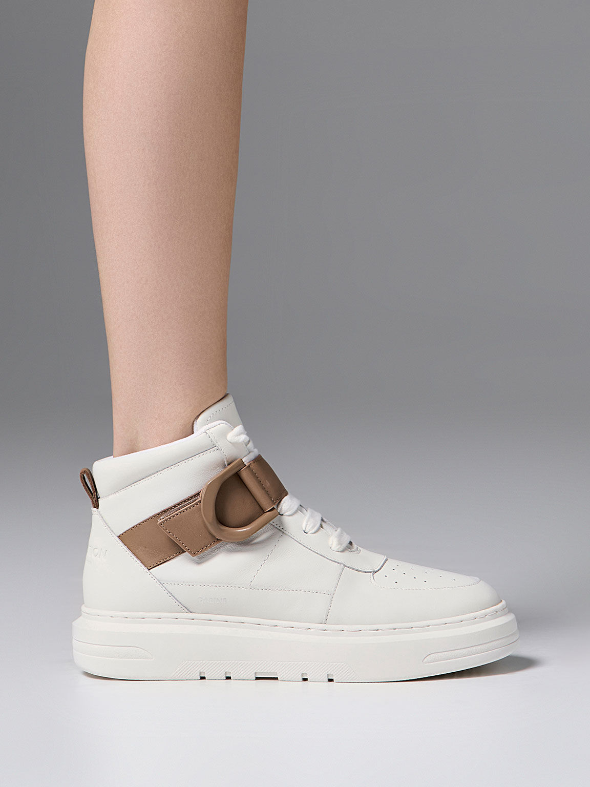 White womens sale high top sneakers