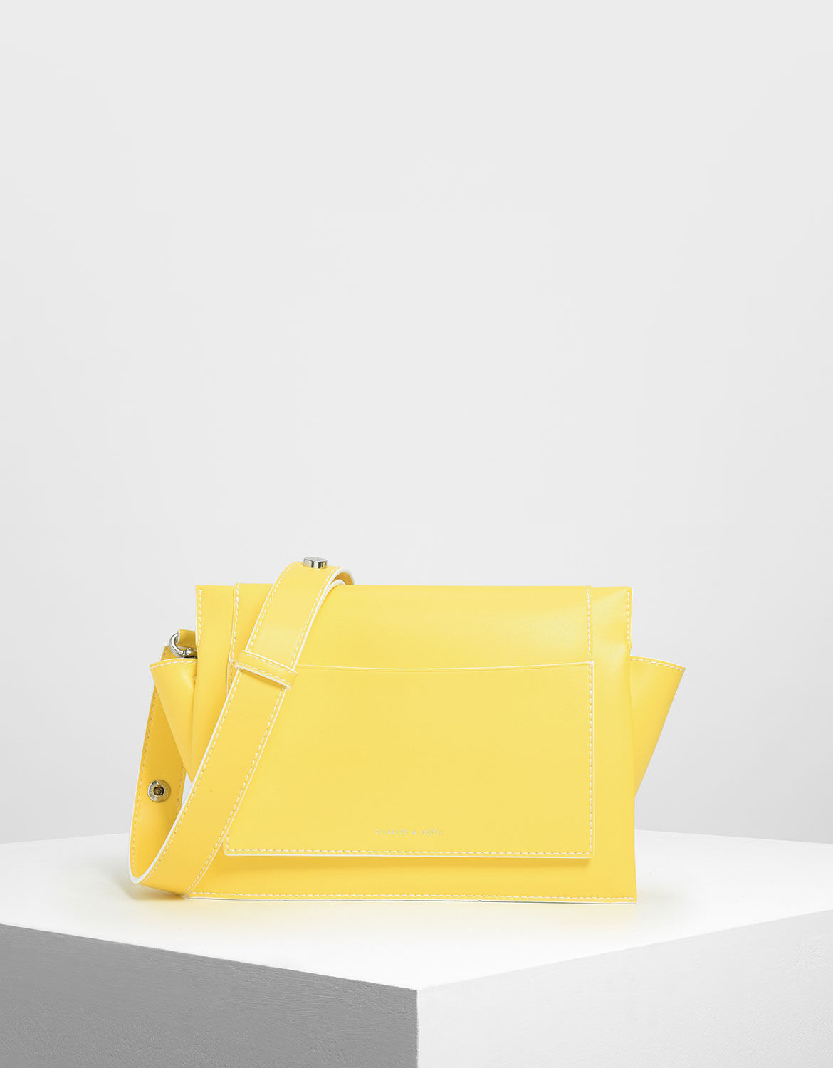 charles & keith yellow bag